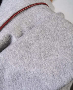 Somma Gray Portofino cashmere plaid PORTOFINOTHROW