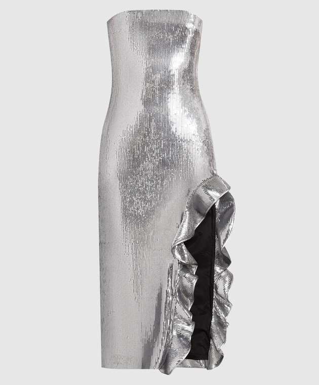 knee length dresses for ladies David Koma Sparkly Sequinned Red Midi Skirt  Runway Catalog