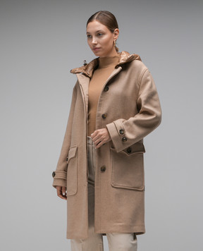 Woolrich Brown coat CFWWOU0858FRUT3492