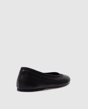 Lou Lou Studio Black leather ballet flats RUPA RUPA
