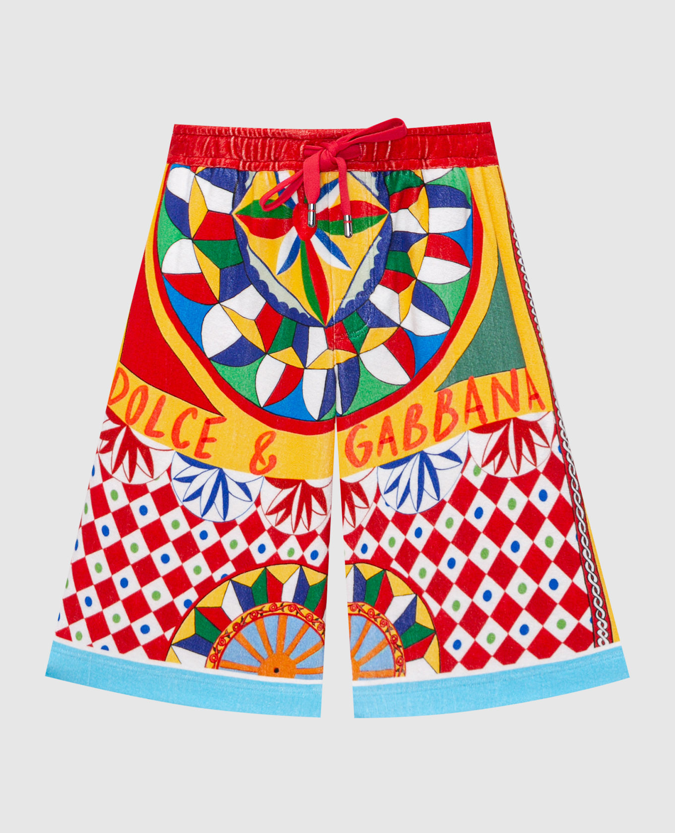 

Bermuda shorts in Carreto print Dolce&Gabbana, White