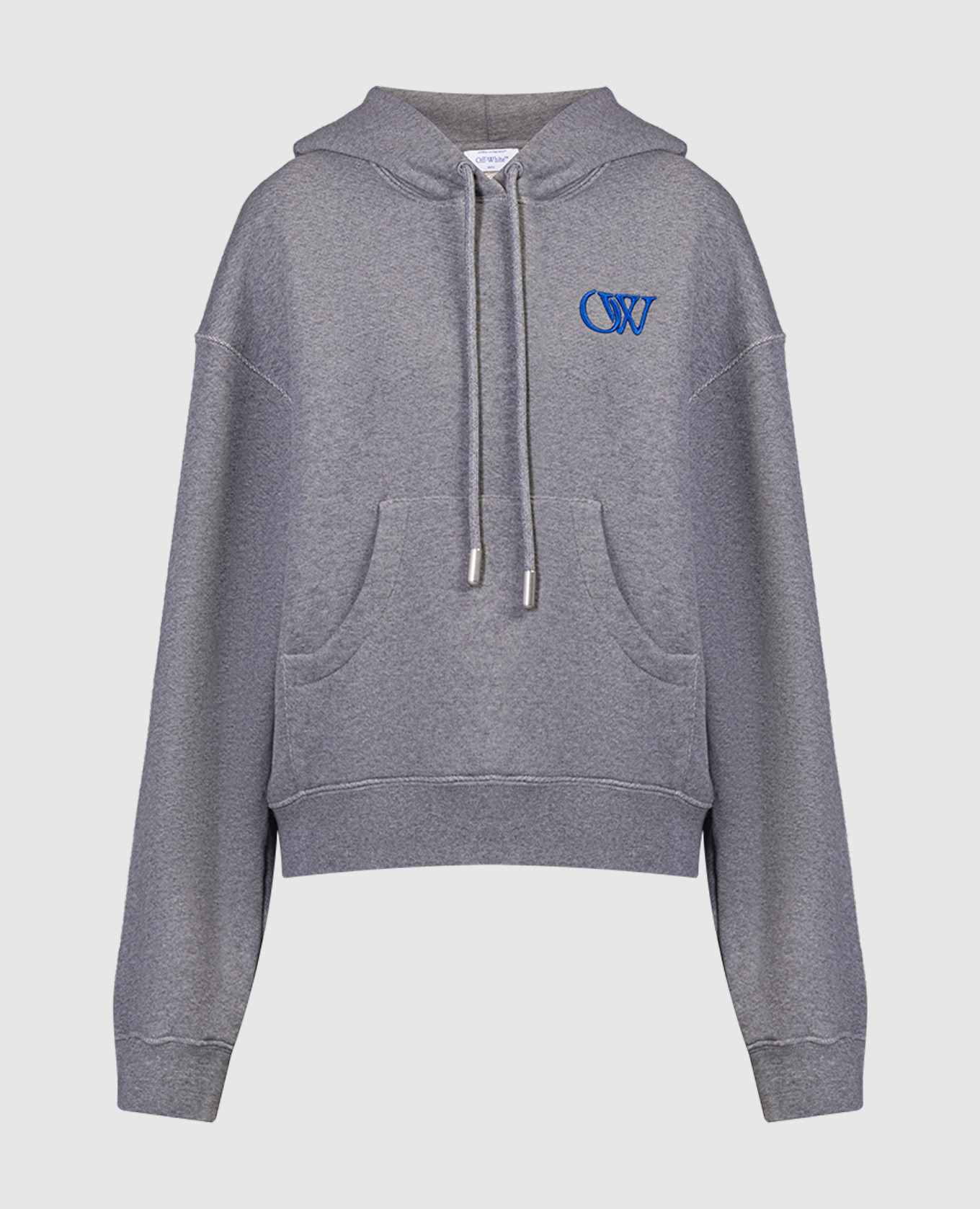 

Gray hoodie with monogram logo embroidery Off-White, Grey