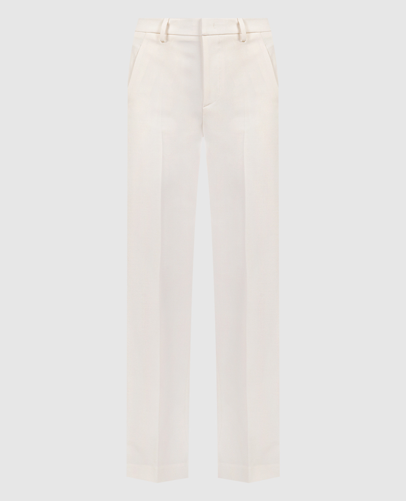 

White pants with logo Dondup