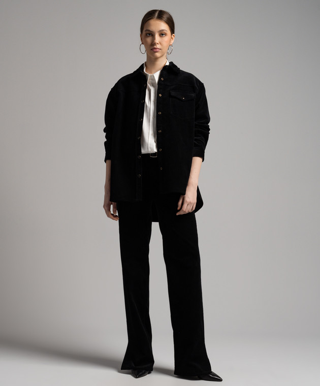 anine bing mika shirt black