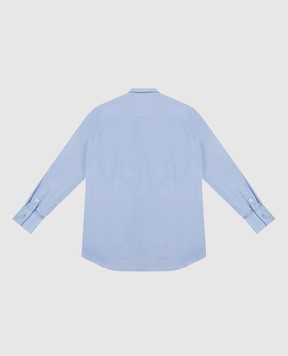 Stefano Ricci Children's blue shirt with a logo YAC6400010LJ1609