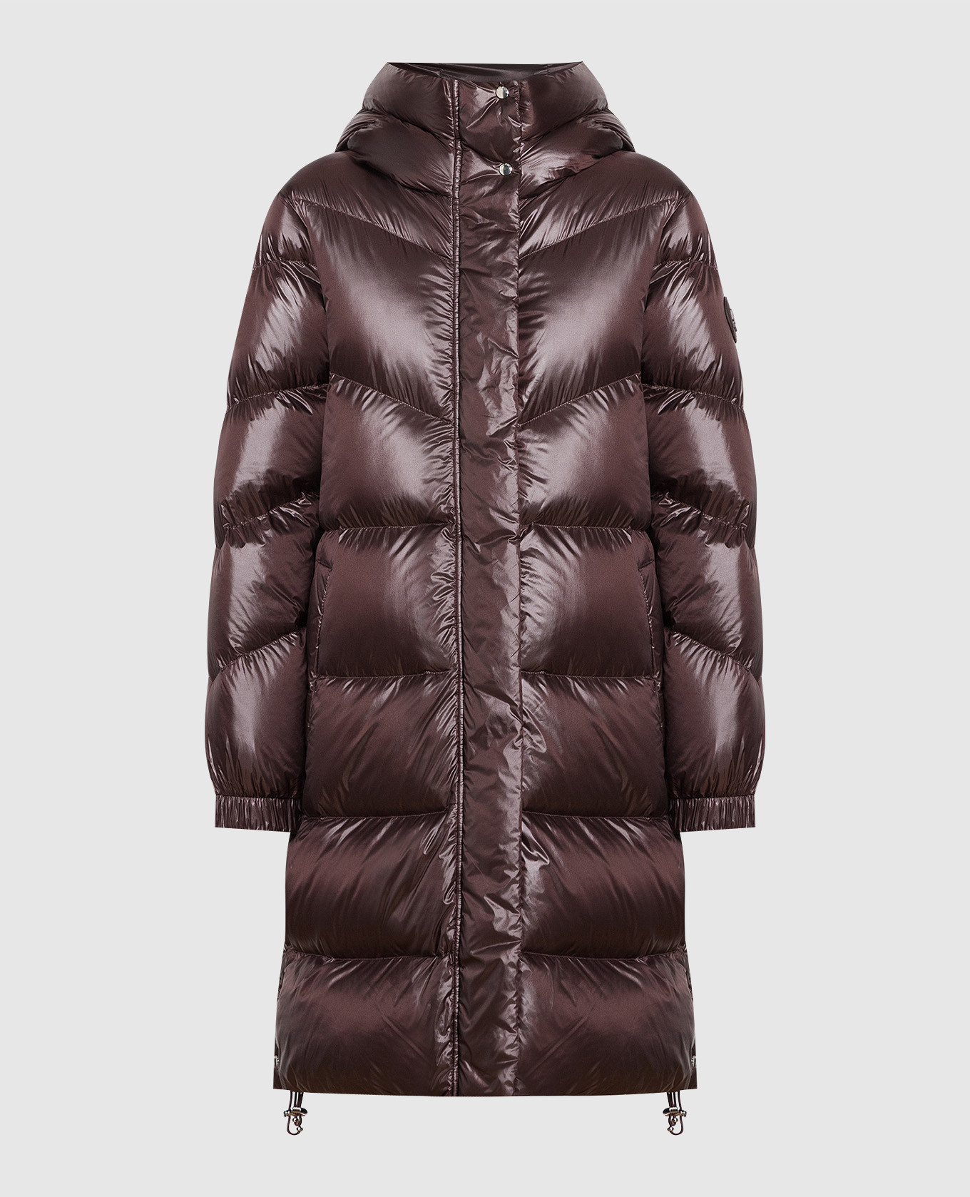 

Brown down jacket with logo Woolrich