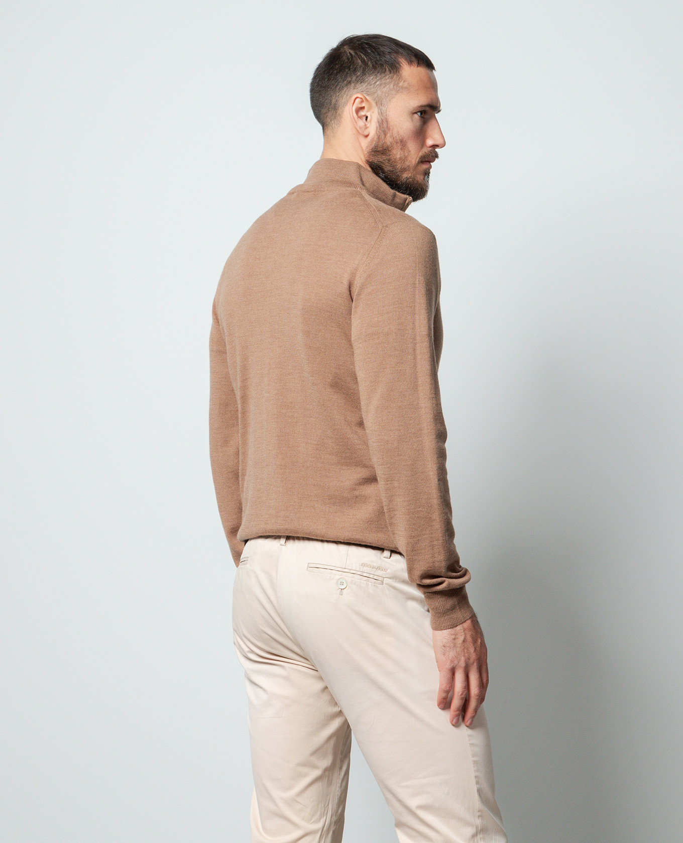 

Brown logo-engraved wool jumper Cashmere&Whiskey