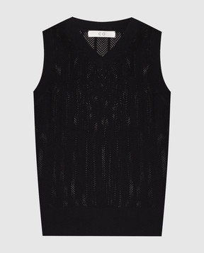 CO Black vest 7387LVM