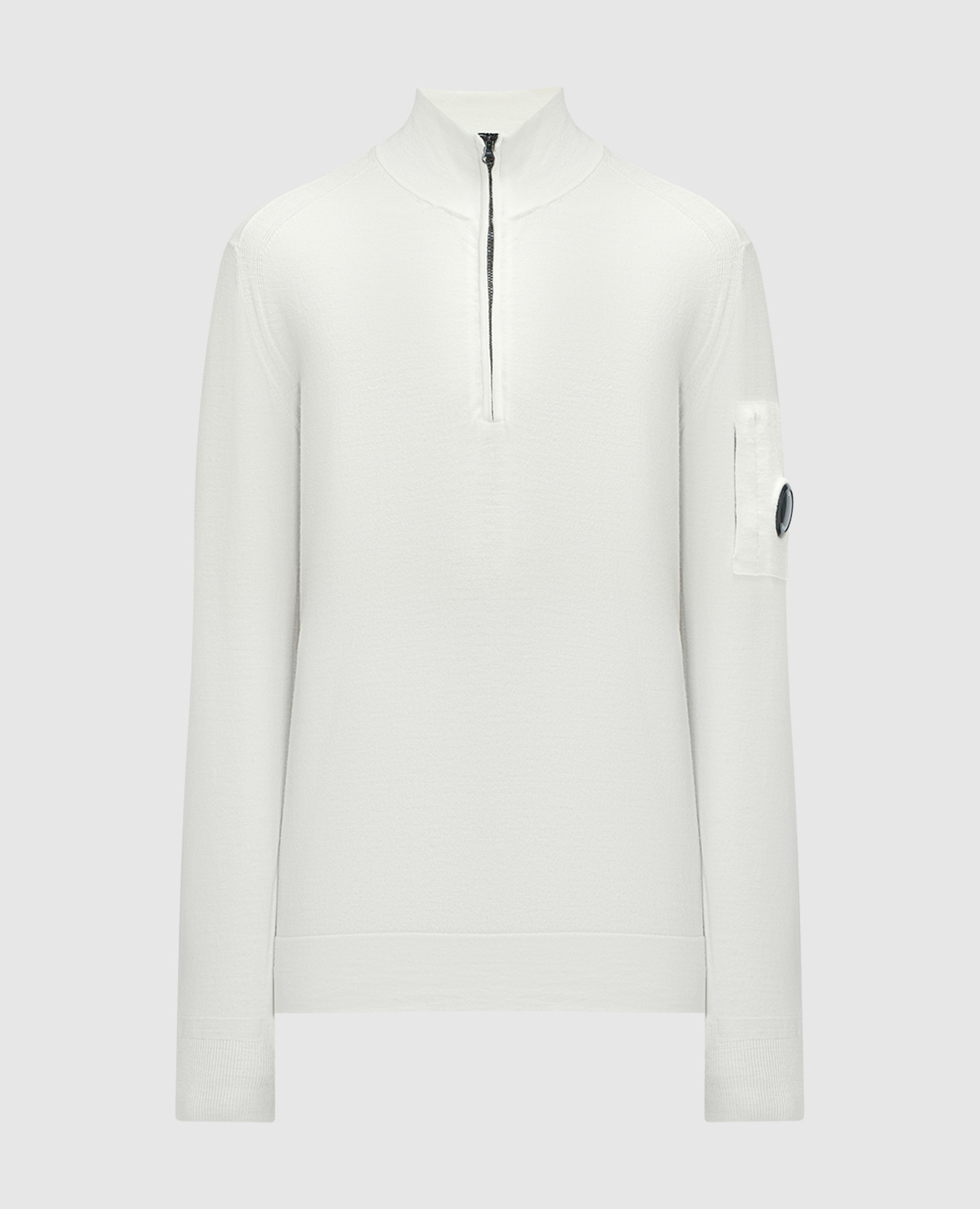 

White jumper with logo C.P. Company, Белый