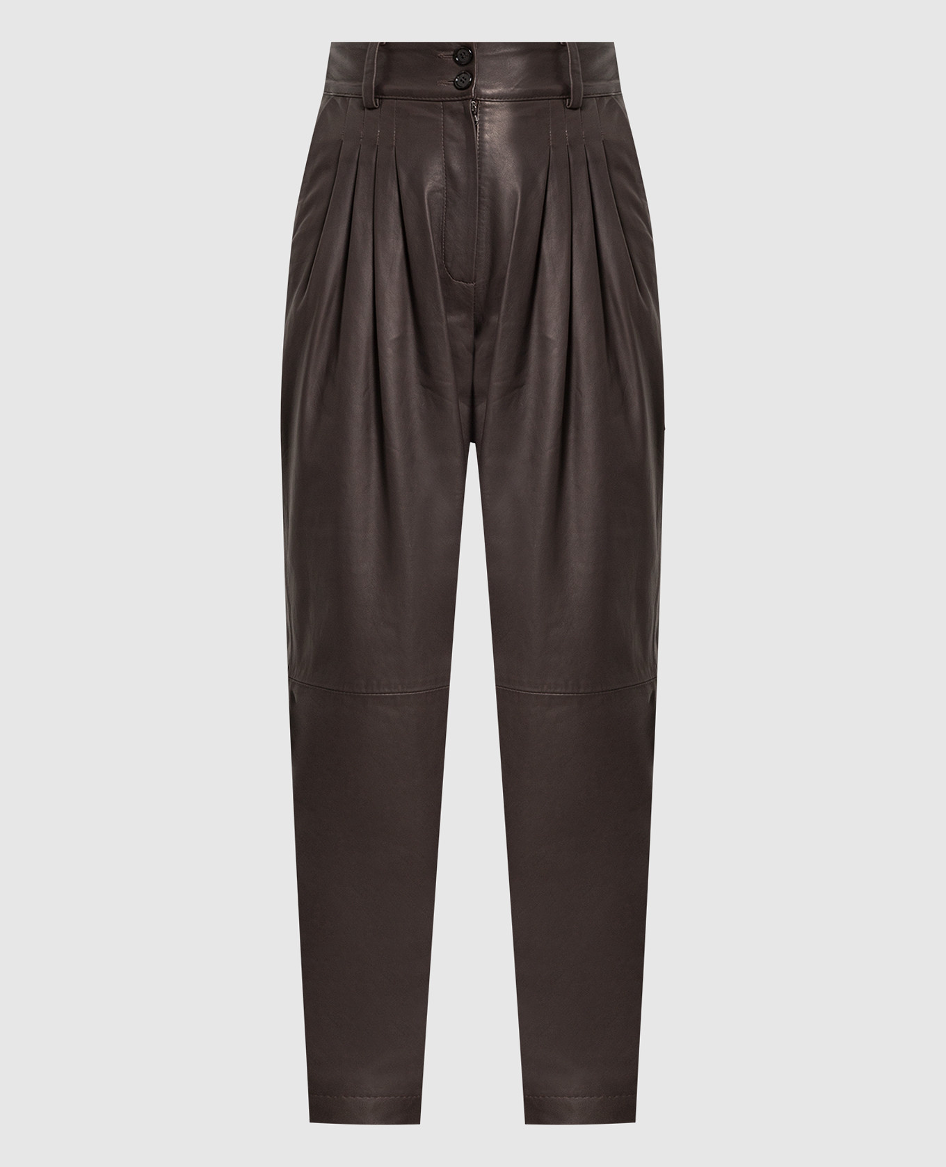 

Brown leather pants Dolce&Gabbana
