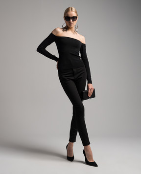 Dolce&Gabbana Black logo skinny jeans FTCAHDG8KS1