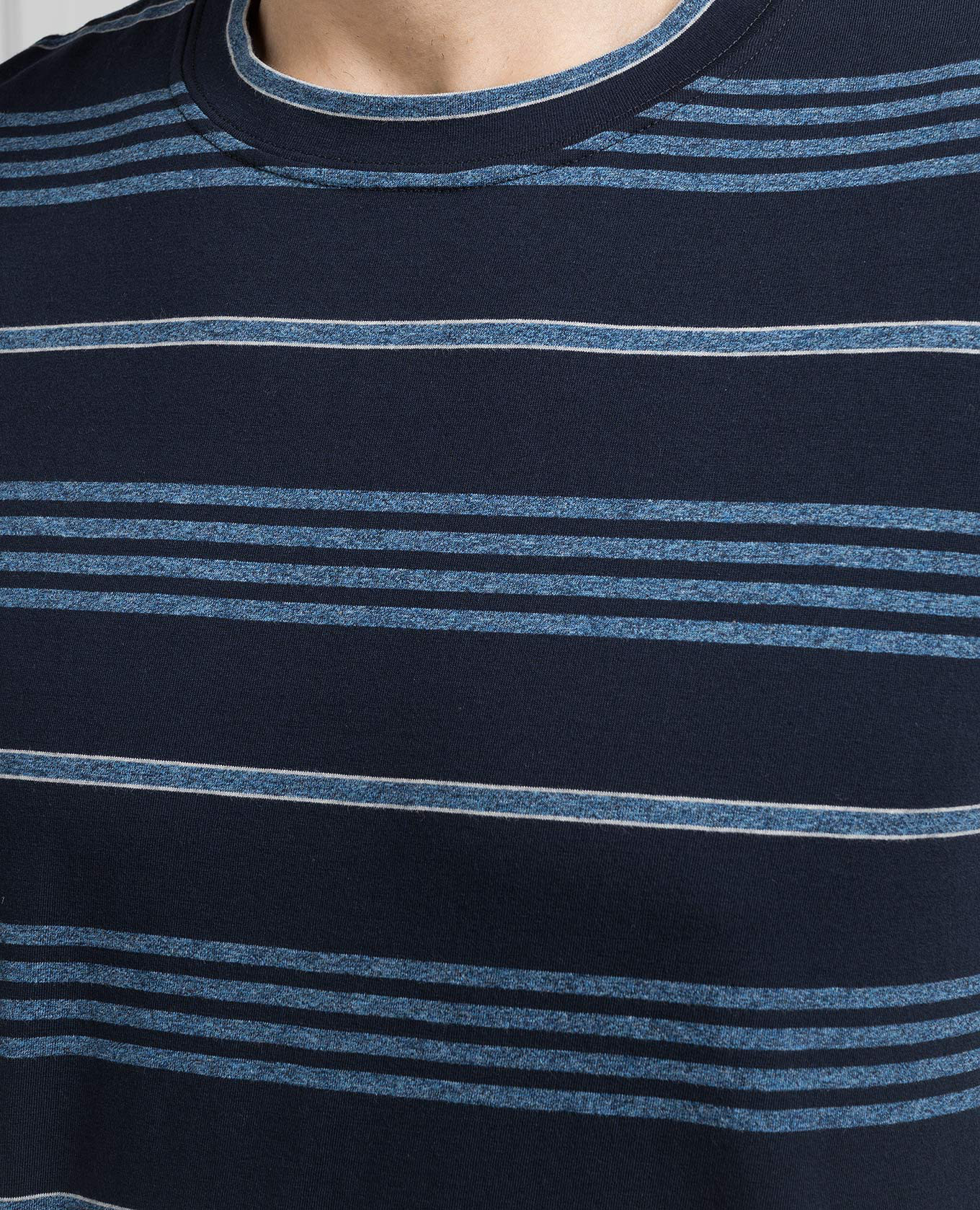 

Blue striped T-shirt Brunello Cucinelli