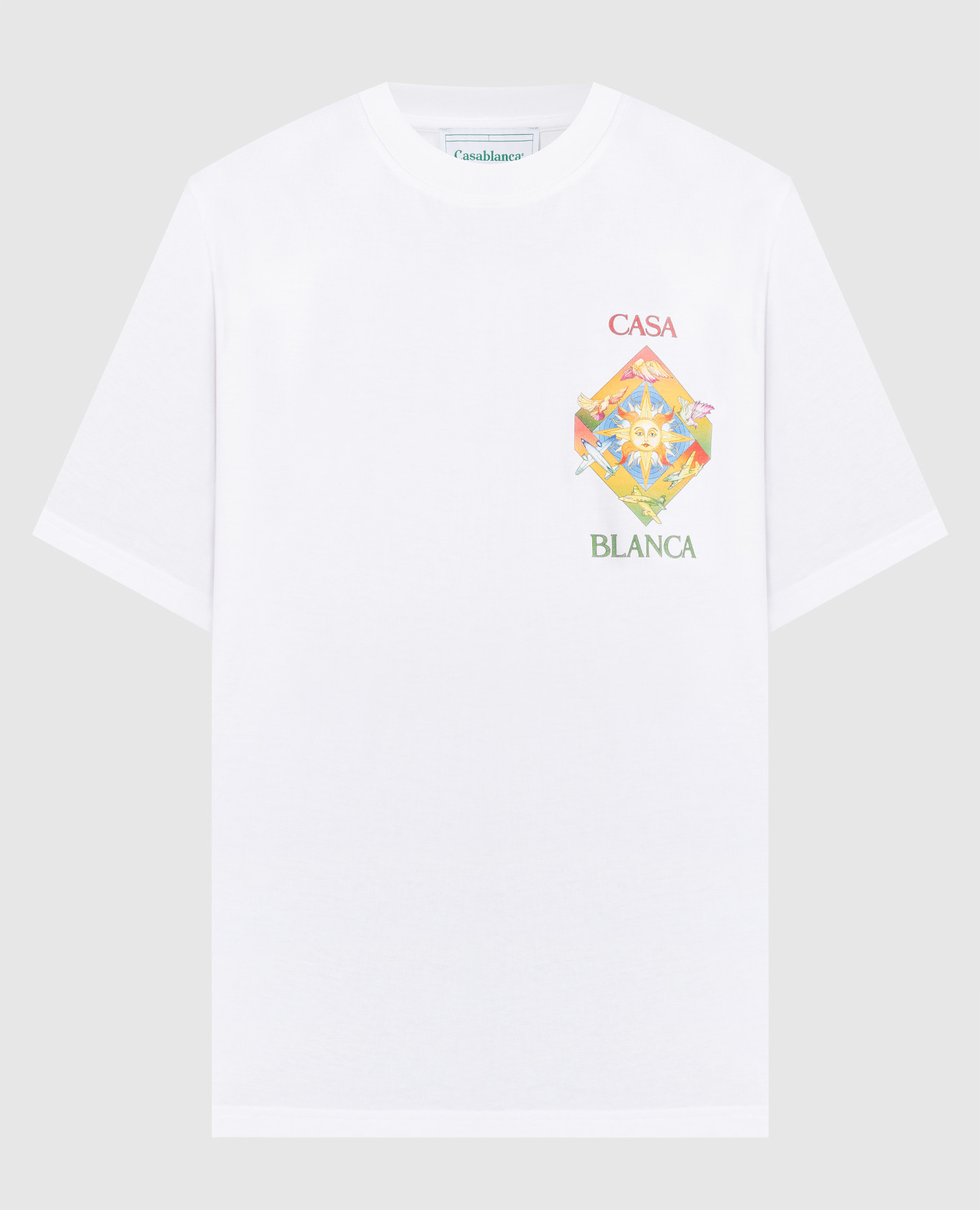 Casablanca - Les Elements white t-shirt with print