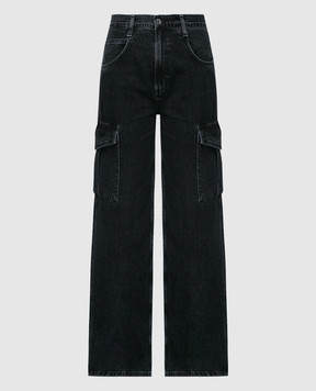 AGOLDE Minka black cargo jeans A91171557