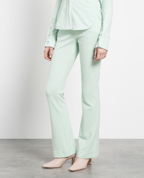 Alexander Wang Green flared trousers 1CC3214378