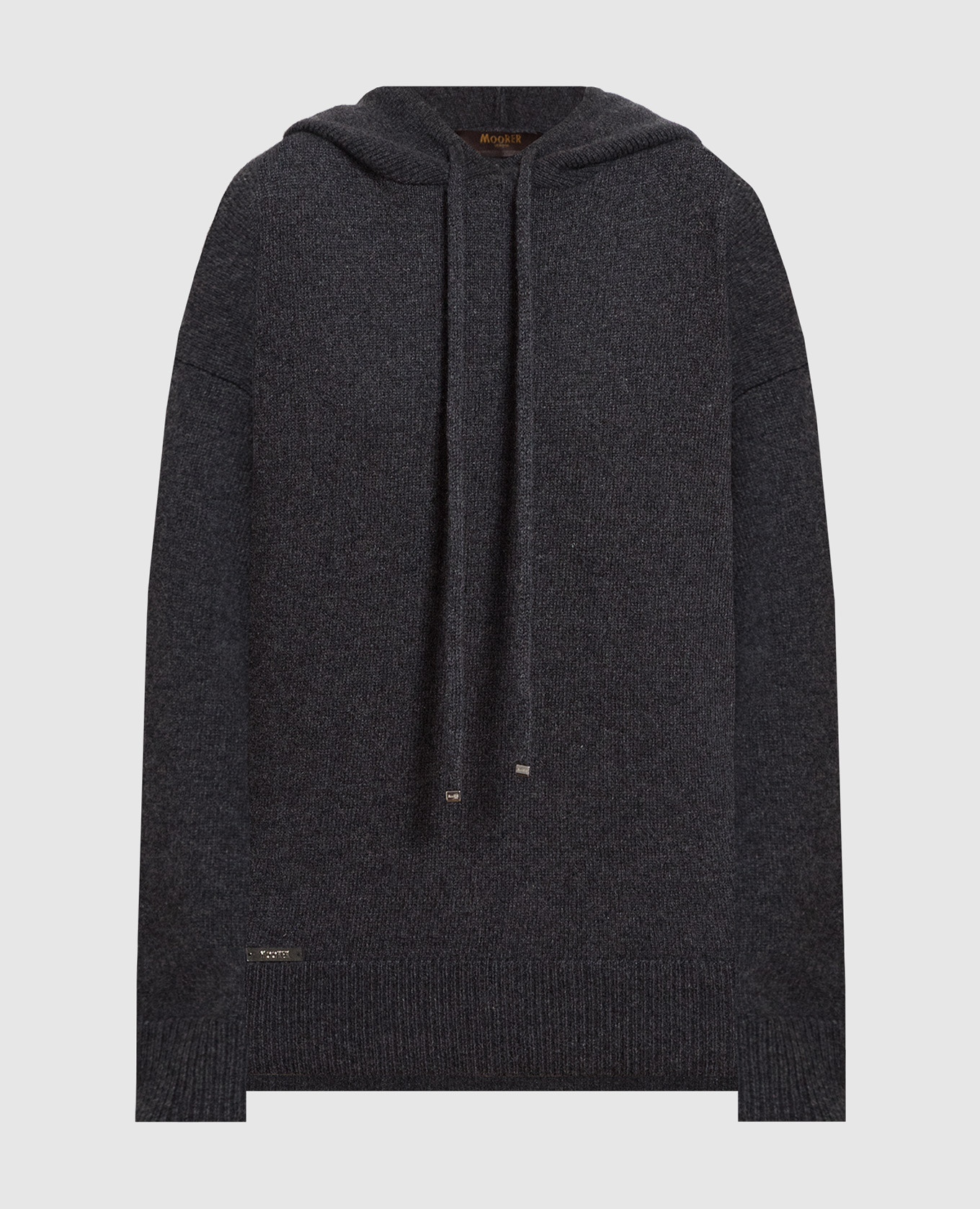 

Gray logo cashmere jumper MooRER, Grey