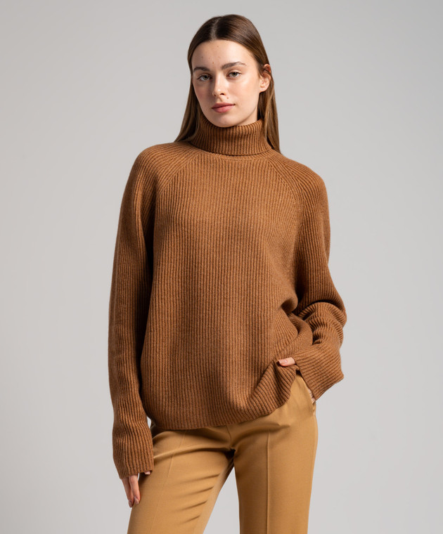 GABRIELAHEARST Wigman Turtleneck Sweater Wigman Knit Turtleneck Sweater in Scarlet Red Cashmere \u2013 Gabriela