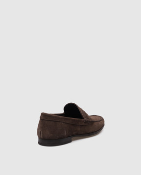 MooRER CESETTI brown suede loafers CESETTIP11