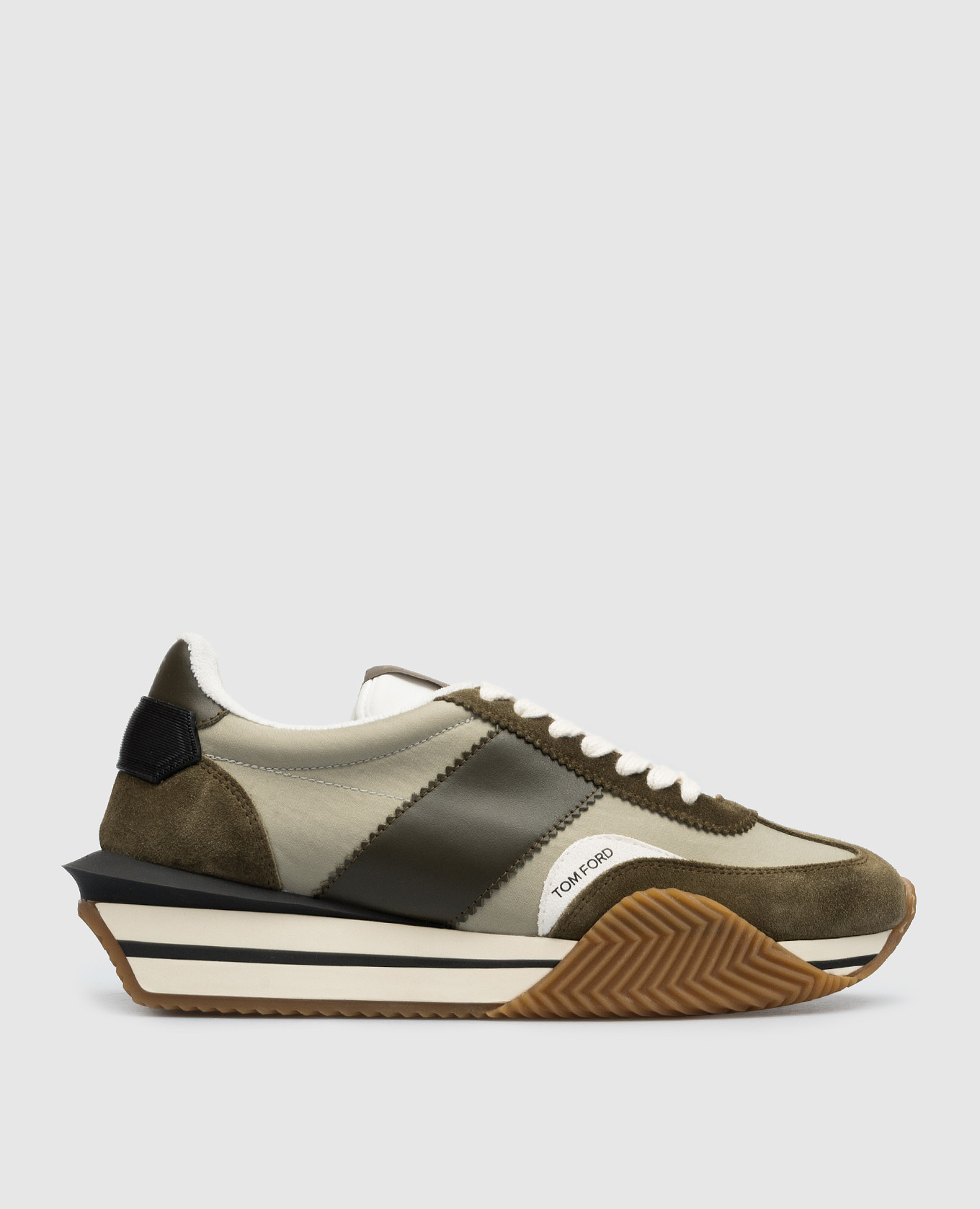 Tom Ford - James khaki combo sneakers J1292LCL134N - shop