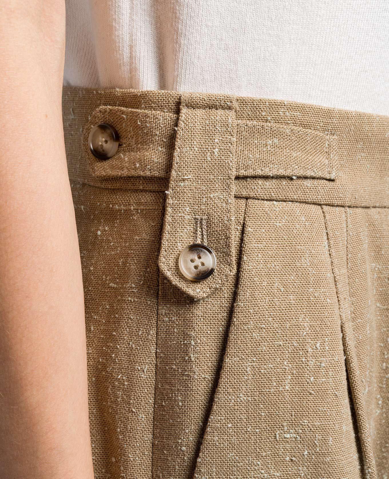 

Khaki Biba pants Nanushka