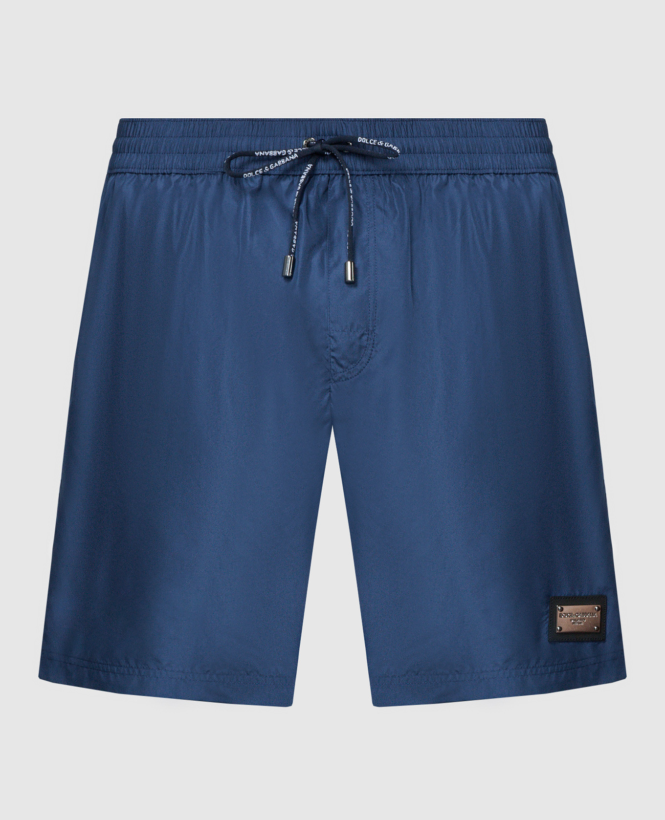 

Blue swim shorts with logo patch Dolce&Gabbana