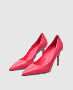 Le Silla Eva pink leather boats 2101M080R1PPNEM