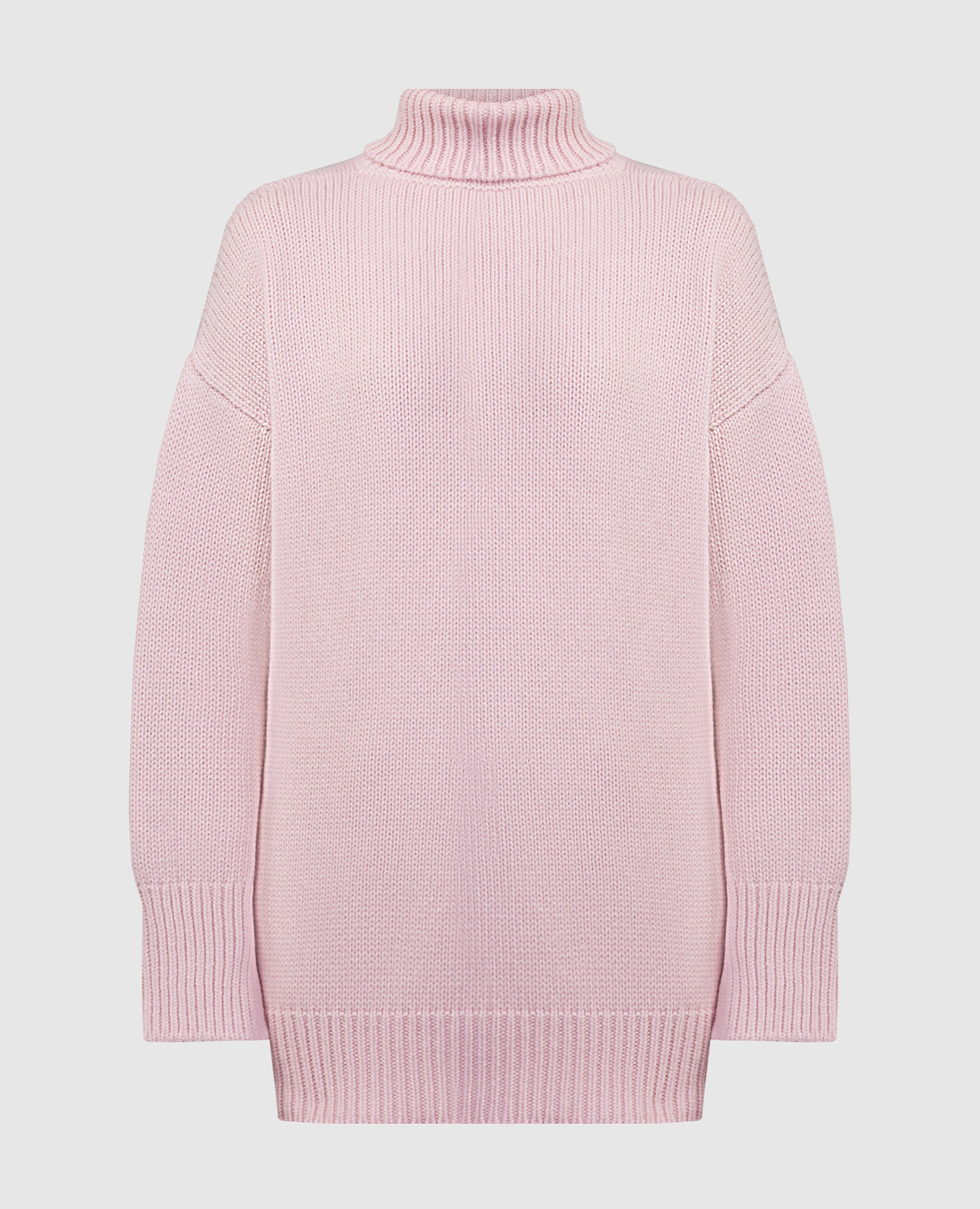 Pink wool and cashmere sweater anneclaire