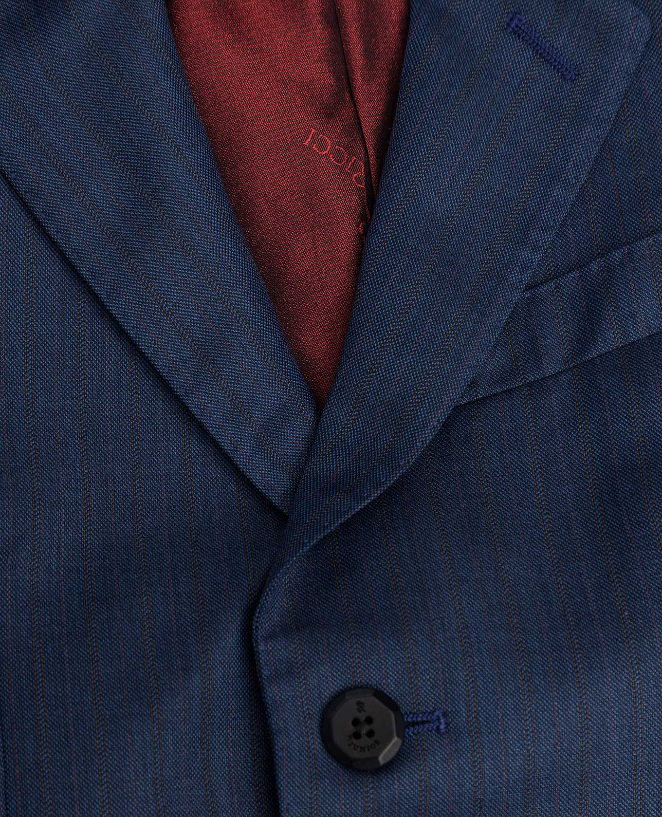 

Children's blue wool and silk striped suit Stefano Ricci