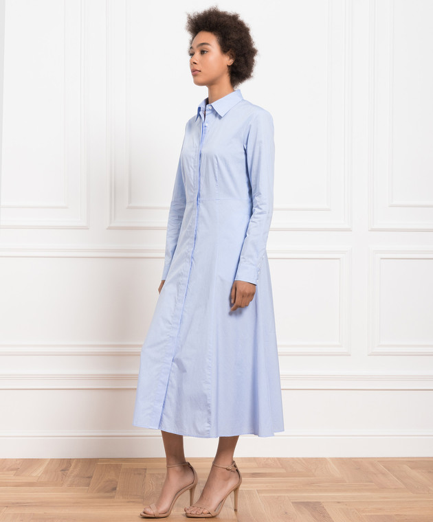 Baby blue shirt dress deals
