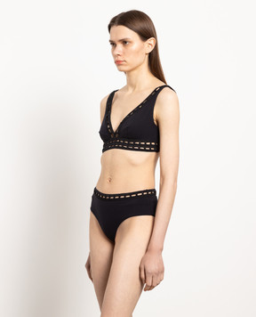 Ermanno Scervino Black bodice from a swimsuit D424Y352LYT