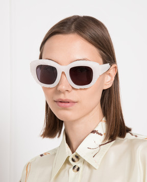 Kuboraum White sunglasses B2 KRS0B2WH00WN002Y