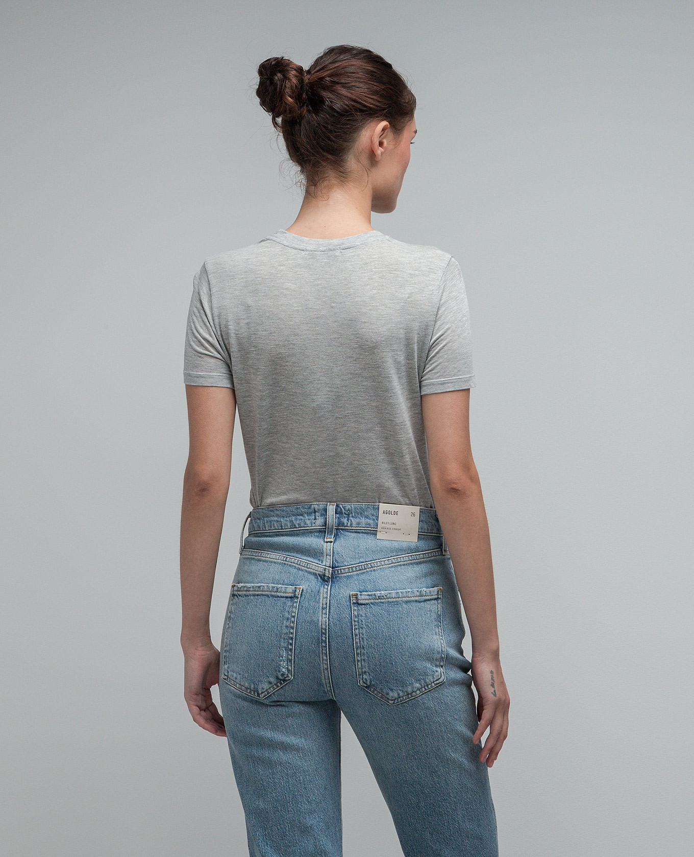 

Annise gray t-shirt AGOLDE, Grey