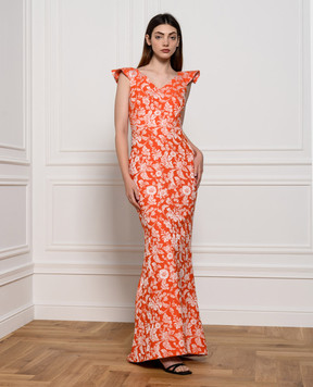 Zac Posen Orange dress 23848453