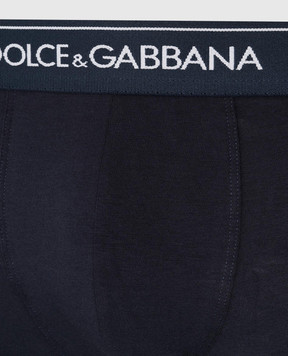 Dolce&Gabbana Set of blue boxer briefs with logo M9C07JONN95