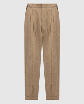 Nanushka Khaki Biba pants NW23PFPA00111
