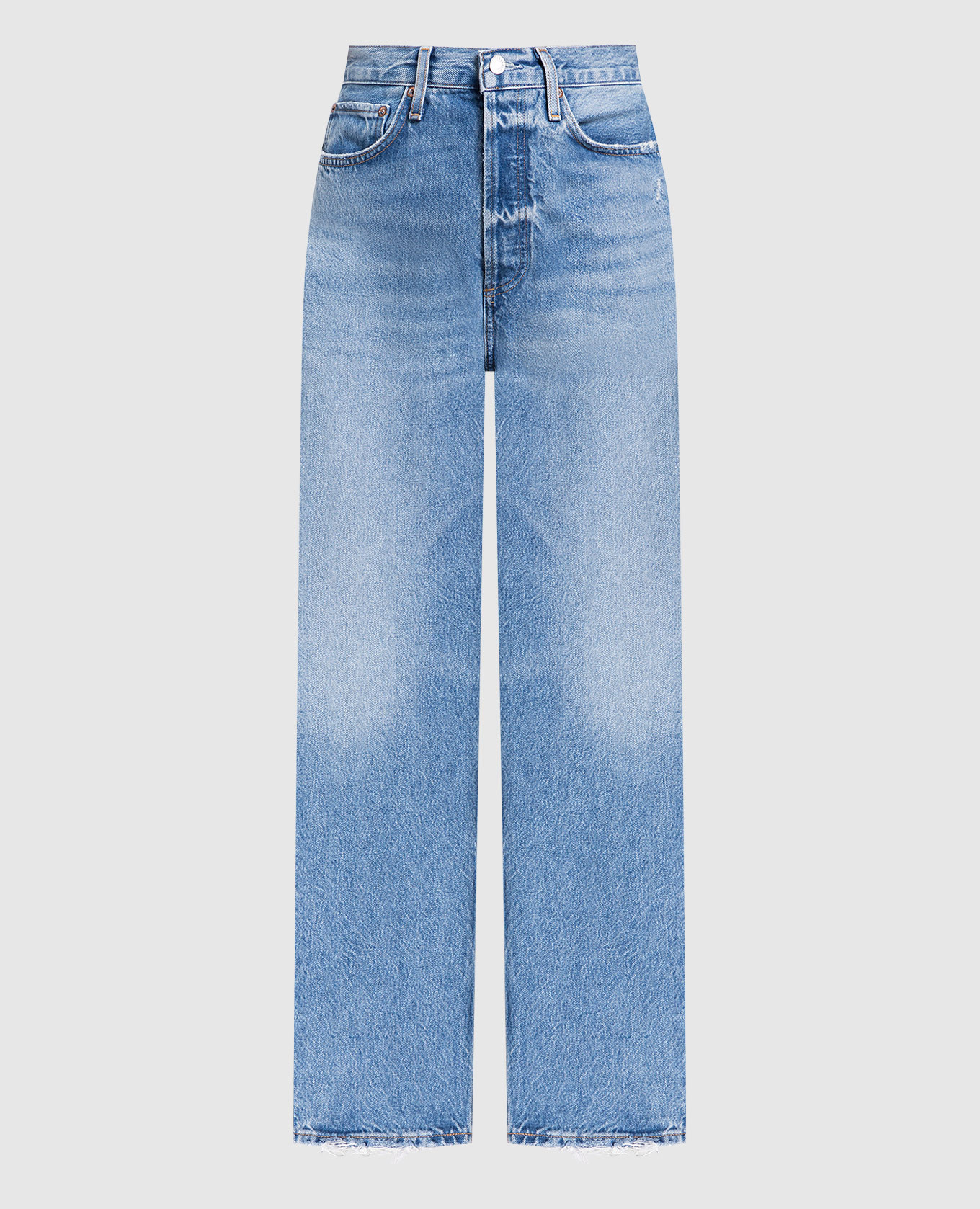 

Blue jeans with a distressed effect AGOLDE, Light blue