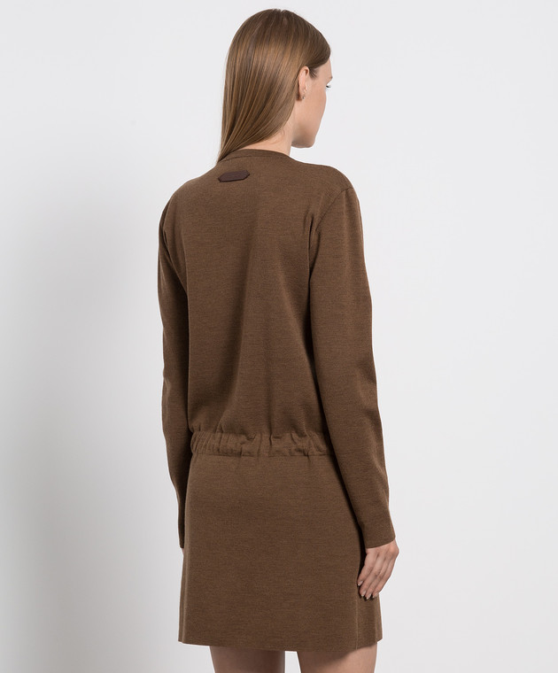 Tom Ford - Brown wool mini dress ACK307YAX418 - shop with European delivery  at Symbol