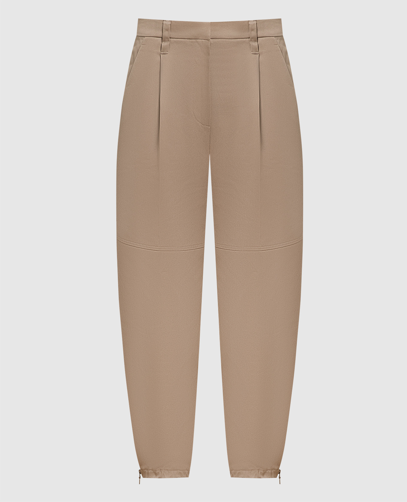 

Brown pants with monil chain Brunello Cucinelli