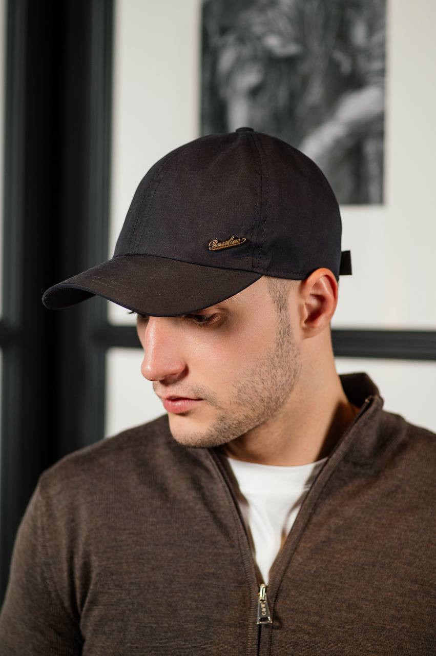 

Black Logo Hiker Rain Cap Borsalino