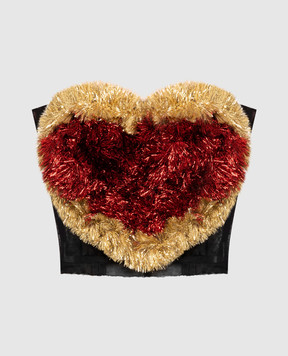 Dolce&Gabbana Top with appliqué F73F8ZFLEAA