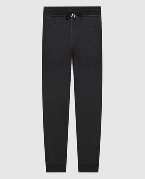 Stefano Ricci Black logo joggers K909036P3PT23405