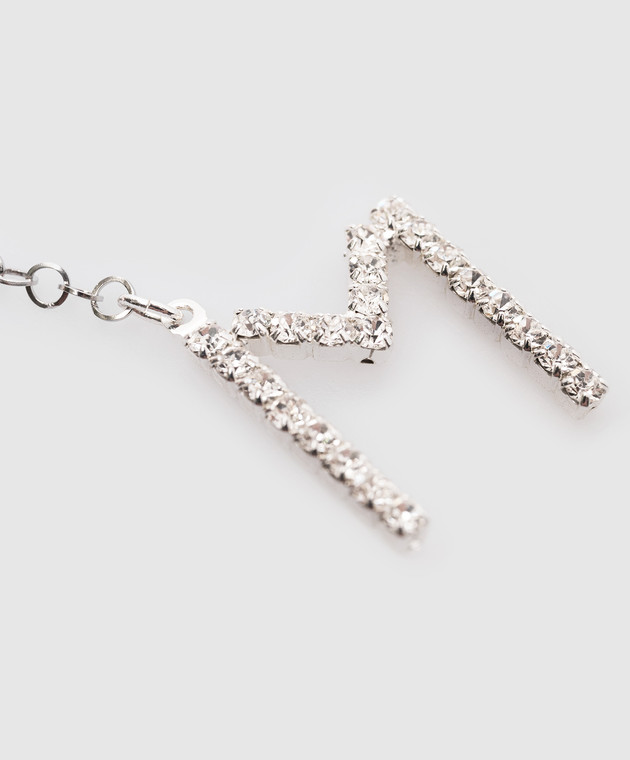 Magda Butrym - Silver necklace with crystals and beads