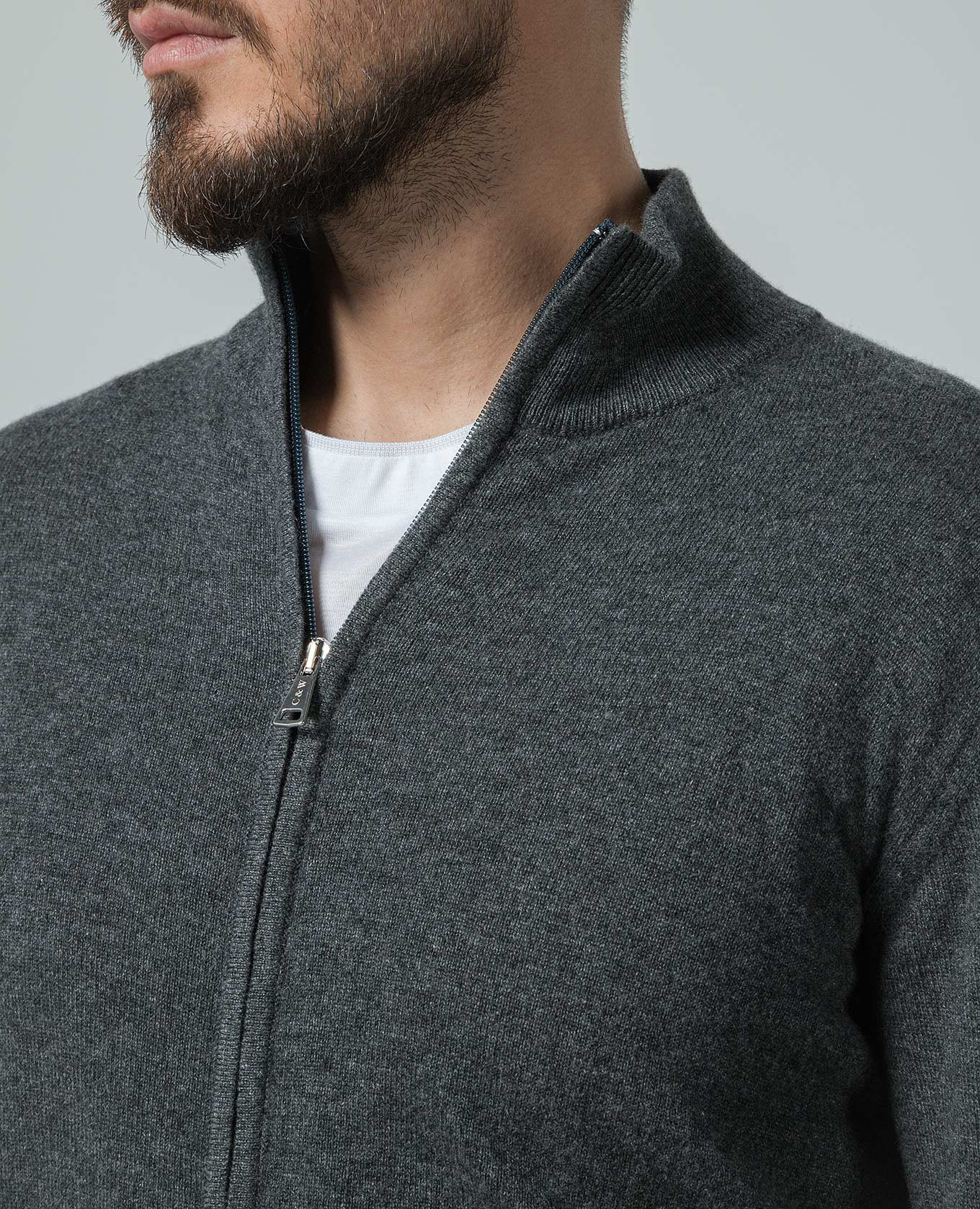 

Gray cashmere cardigan Cashmere&Whiskey, Grey