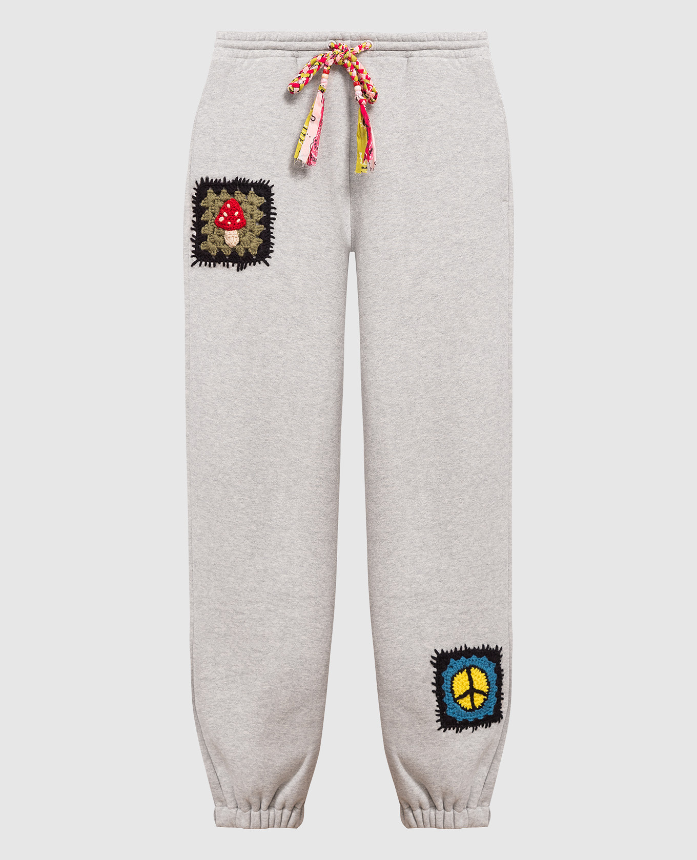 

Light gray joggers ALANUI, Серый