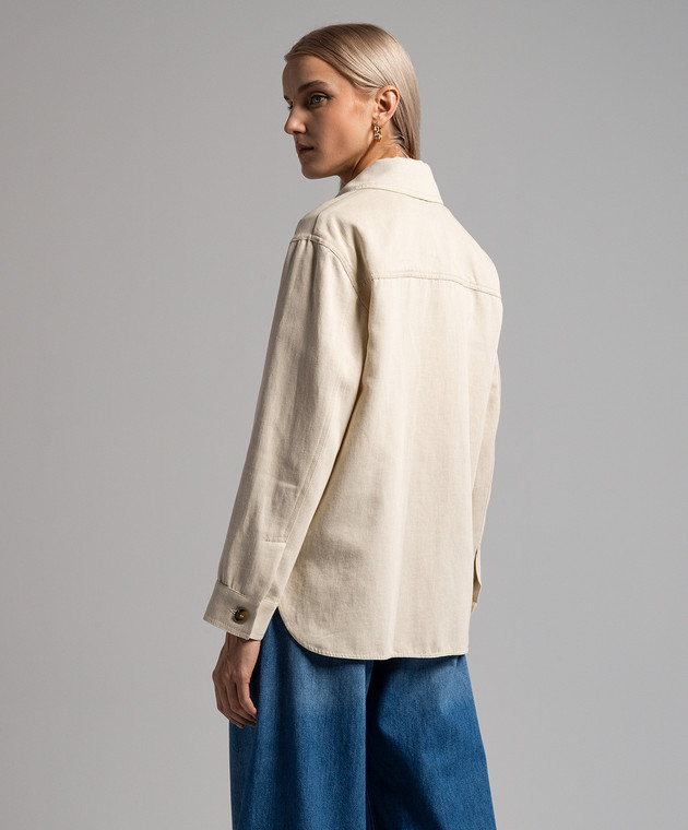 DT MaxMara ★ シャツスタイル ジャケット NEWPORT ベージュ DT MaxMara ☆ シャツスタイル ジャケット NEWPORT ベージュ