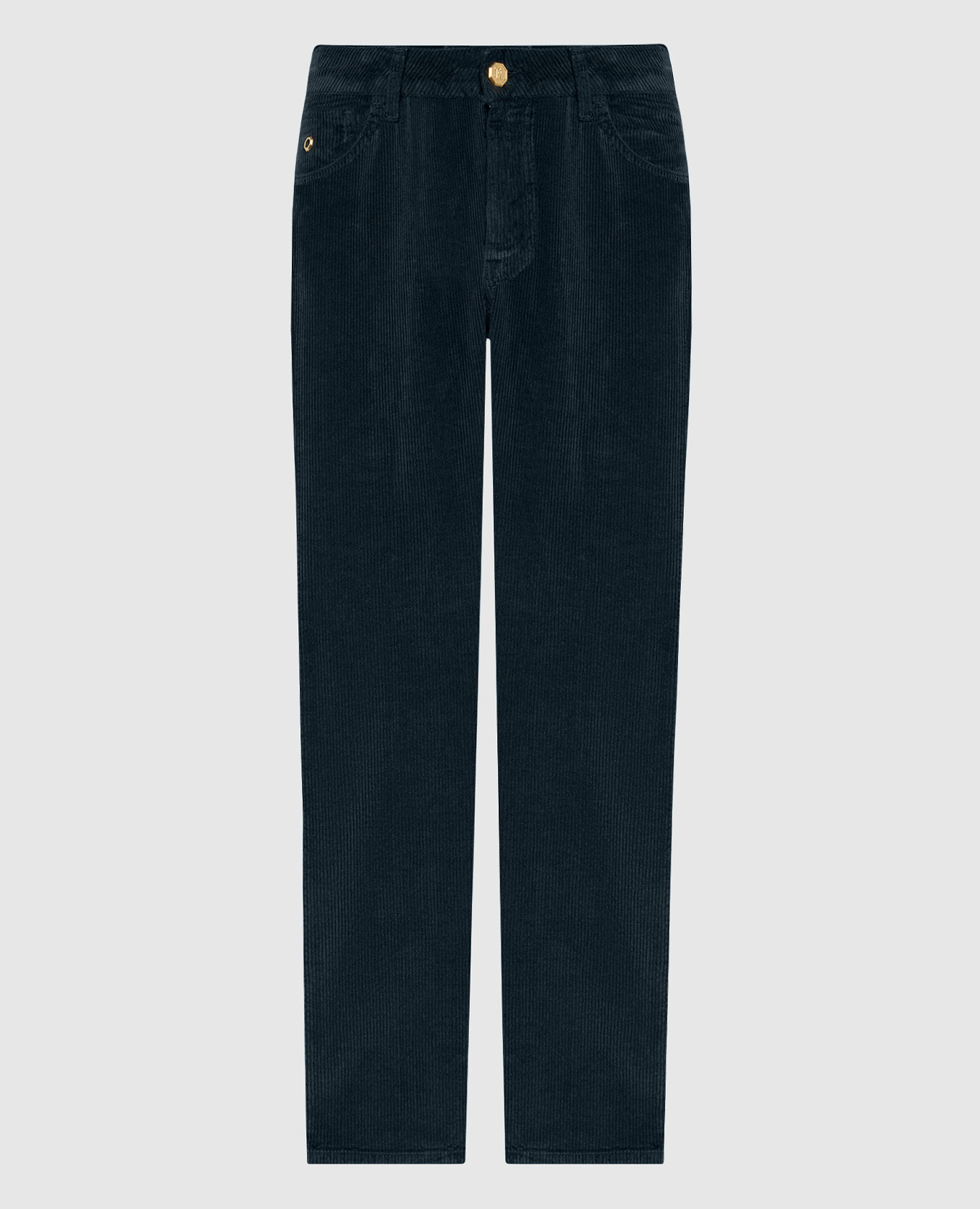 

Gray corduroy trousers with logo Stefano Ricci, Grey