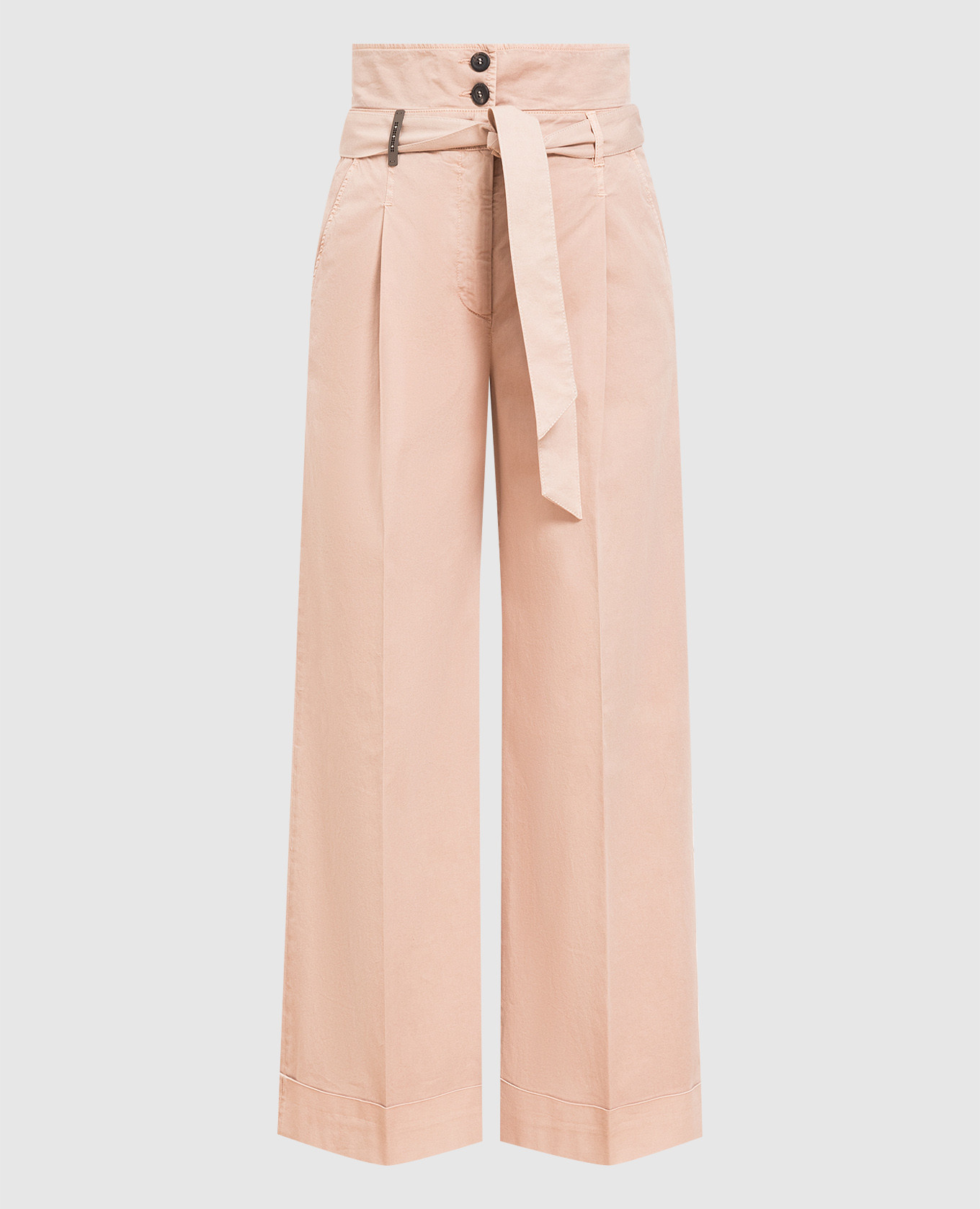 

Light brown trousers with cuffs Peserico, Beige