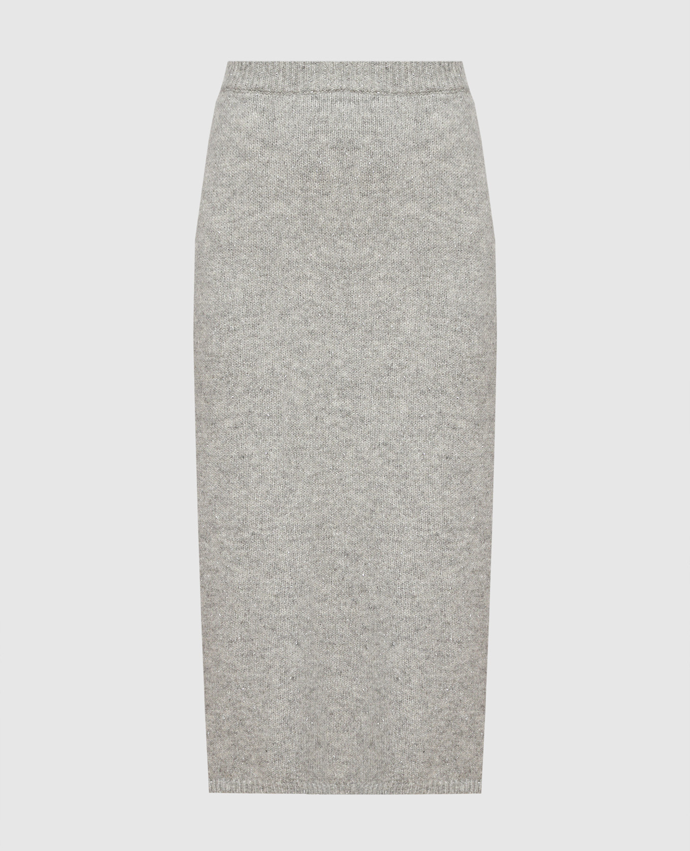 

Gray midi skirt with lurex Peserico, Grey