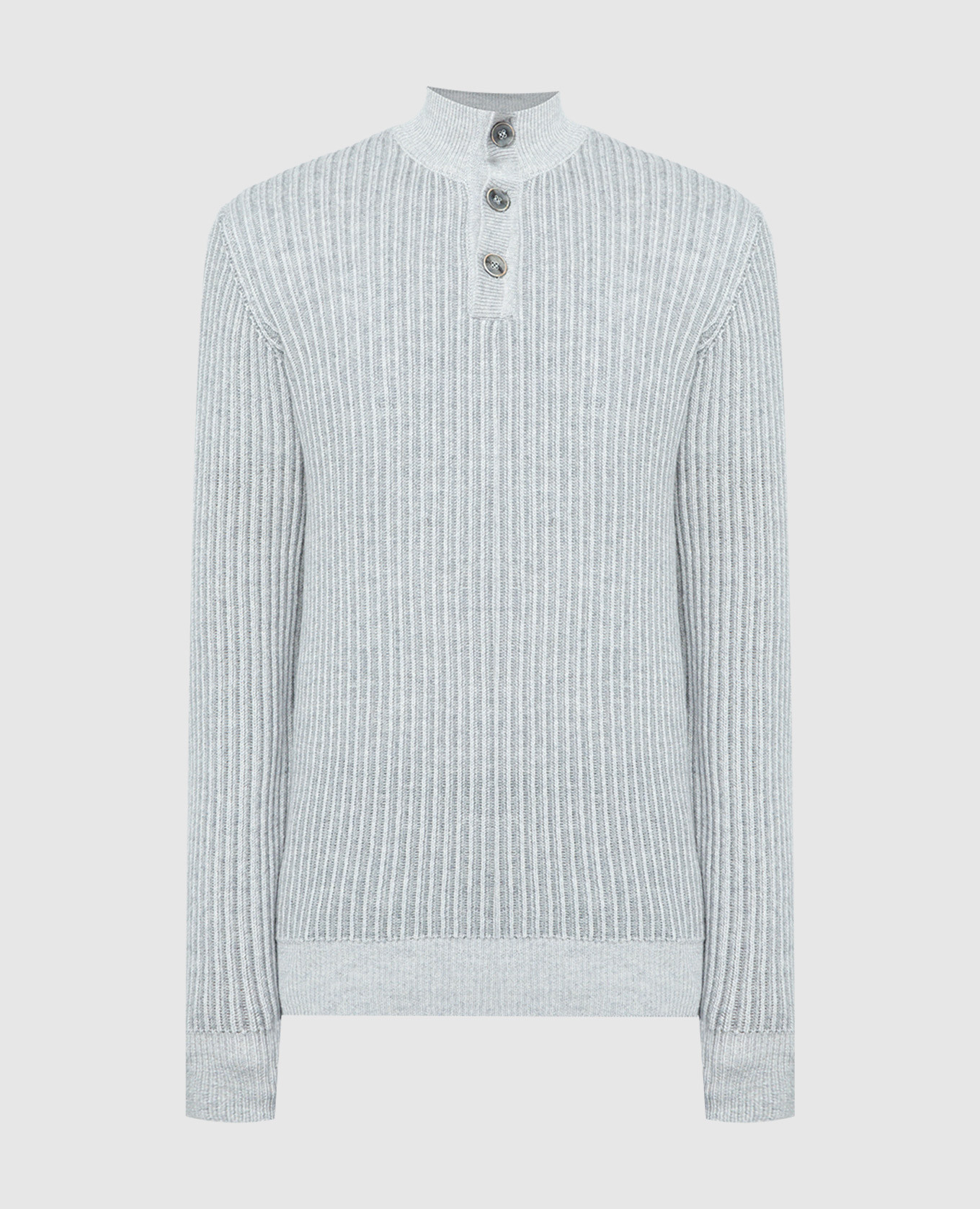 

Gray striped wool and cashmere jumper Cashmere&Whiskey, Grey
