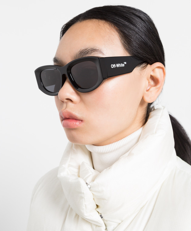 Off-White JOAN Women Sunglasses Black Grey Cat Eye OERI041 JOAN 1007 Off-White | Accessories | Offwhite Women Sunglasses Black  main image 2